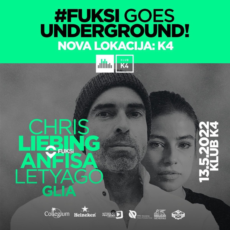Chris Liebling, Anfisa Letyago @ Klub K4 (Ljubljana)