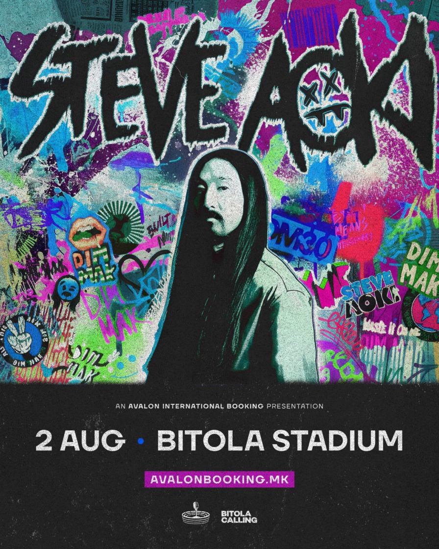Steve Aoki @ Petar Miloshevski Stadium (Bitola)