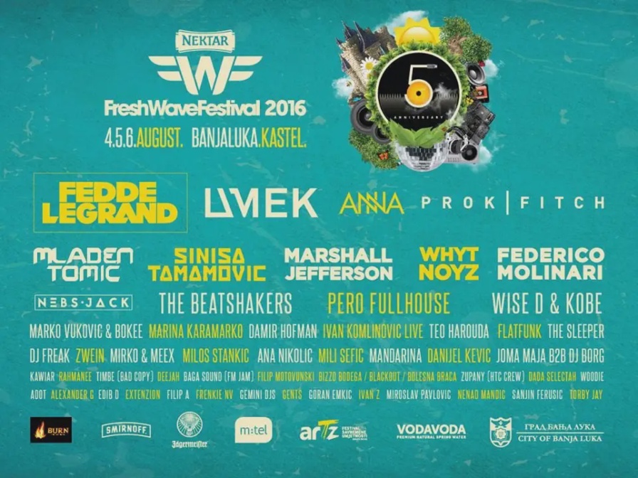Fresh Wave Festival 2016 @ Kastel Fortress (Banja Luka)
