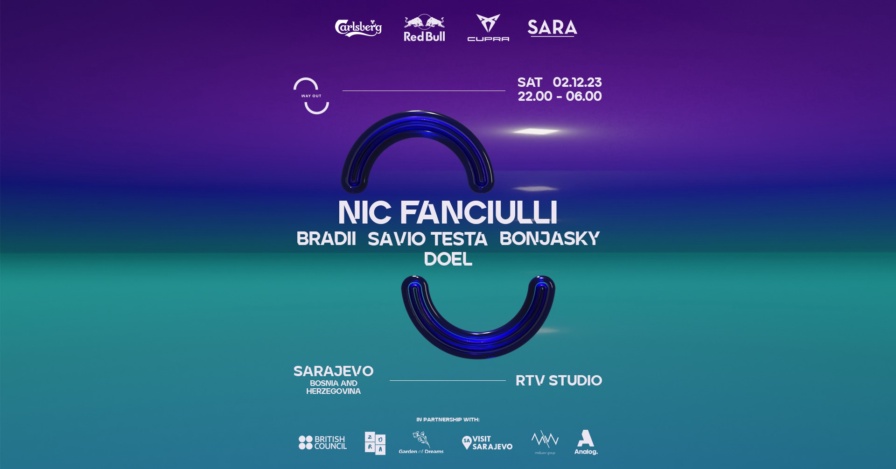 Nic Fanciulli @ RTV Dom (Studio 1) (Sarajevo)