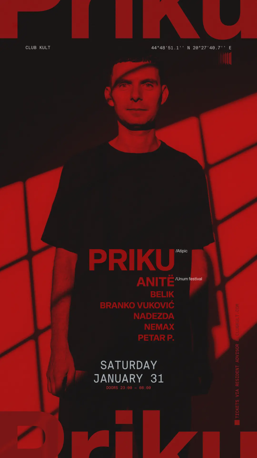 Priku @ Club Kult (Belgrade)