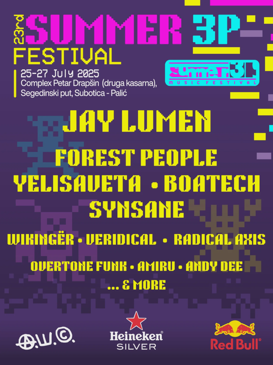 Summer3p Festival 2025 @ Complex Petar Drapšin (Subotica) 