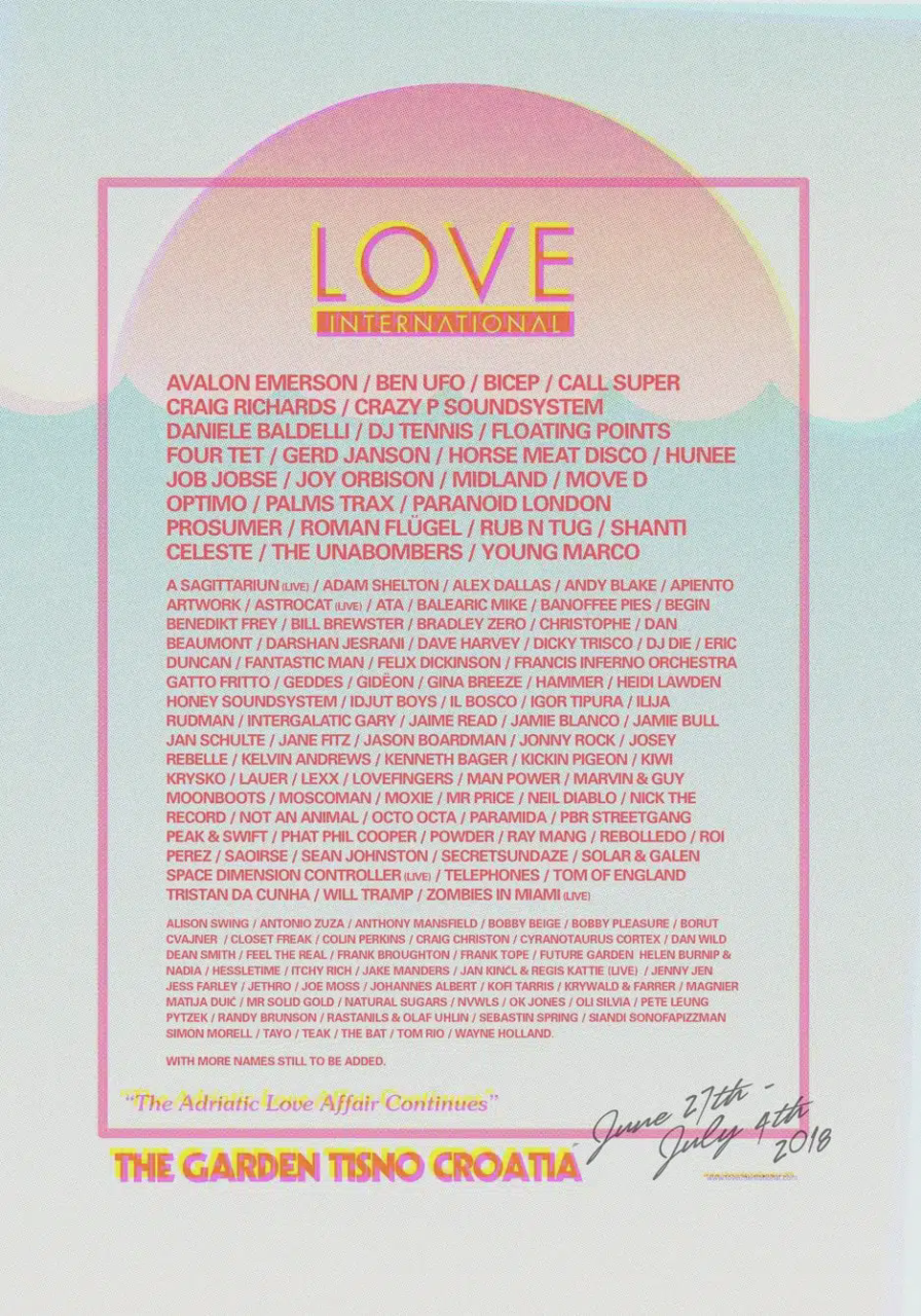 Love International 2018 @ The Garden Resort (Tisno)