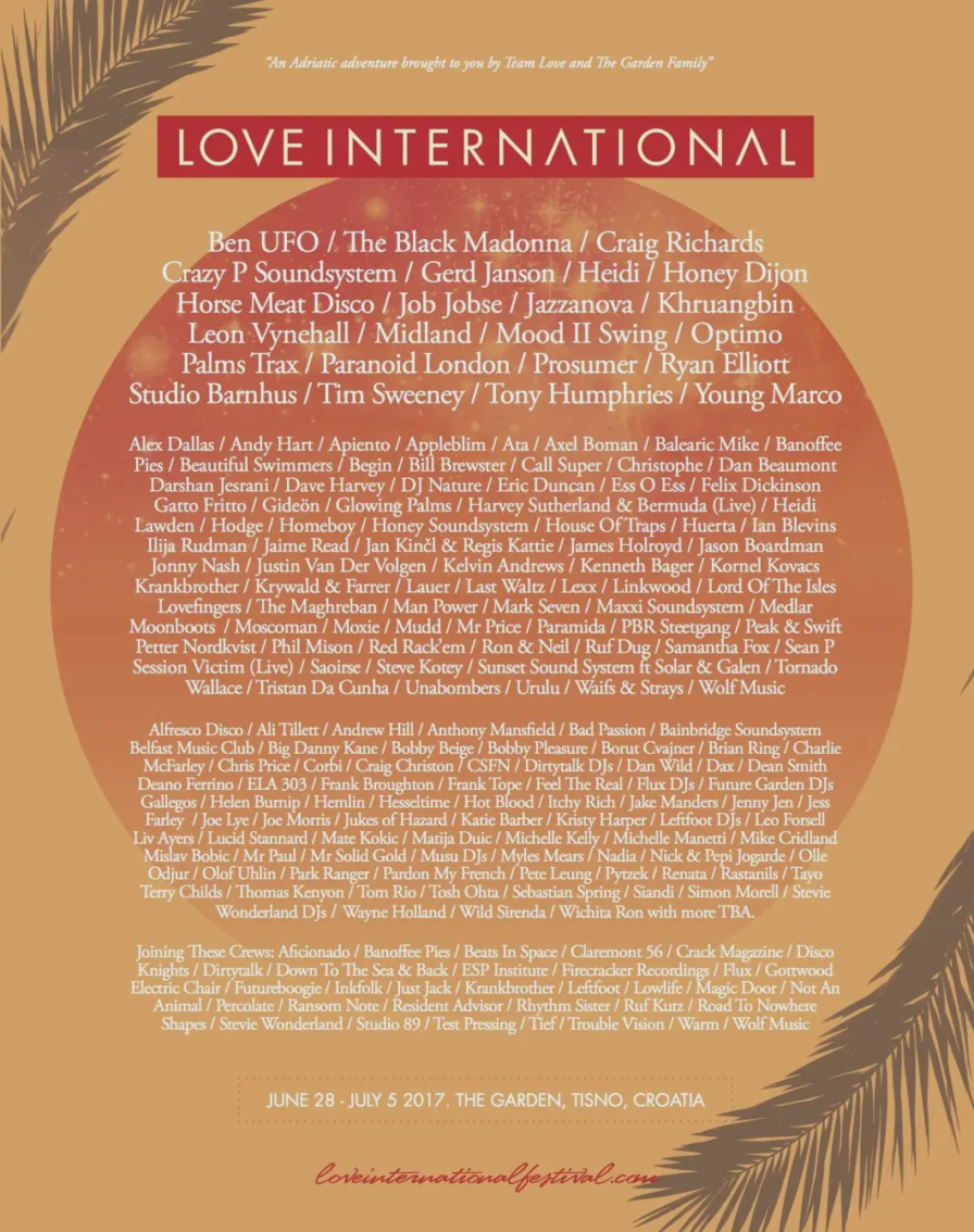 Love International 2017 @ The Garden Resort (Tisno)