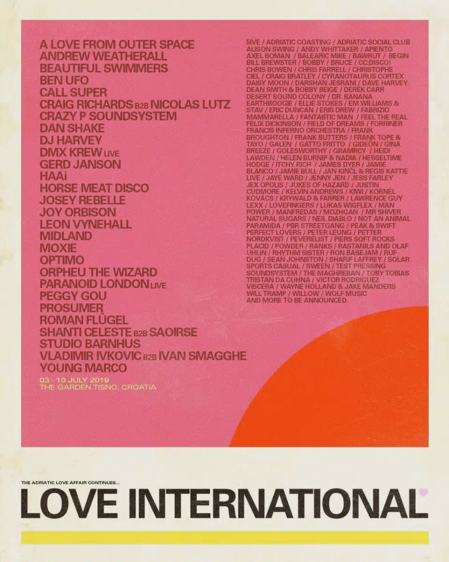 Love International 2019 @ The Garden Resort (Tisno)