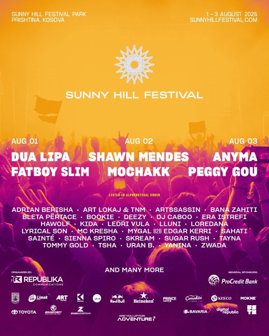 Sunny Hill Festival 2025 @ Bërnicë e Poshtme (Prishtina)