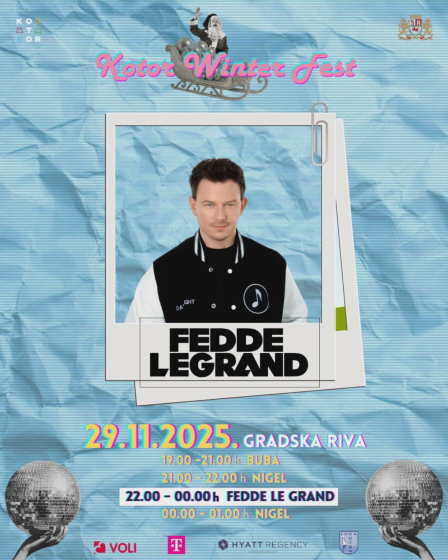 Fedde le Grand @ Gradska Riva (Kotor)
