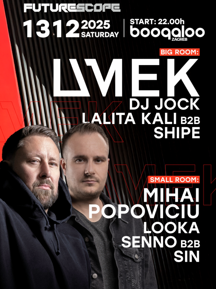 Umek, Mihai Popoviciu @ Boogaloo (Zagreb)