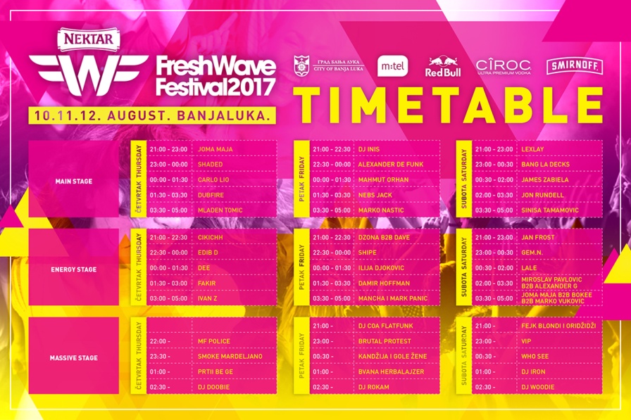 Fresh Wave Festival 2017 @ Kastel Fortress (Banja Luka)