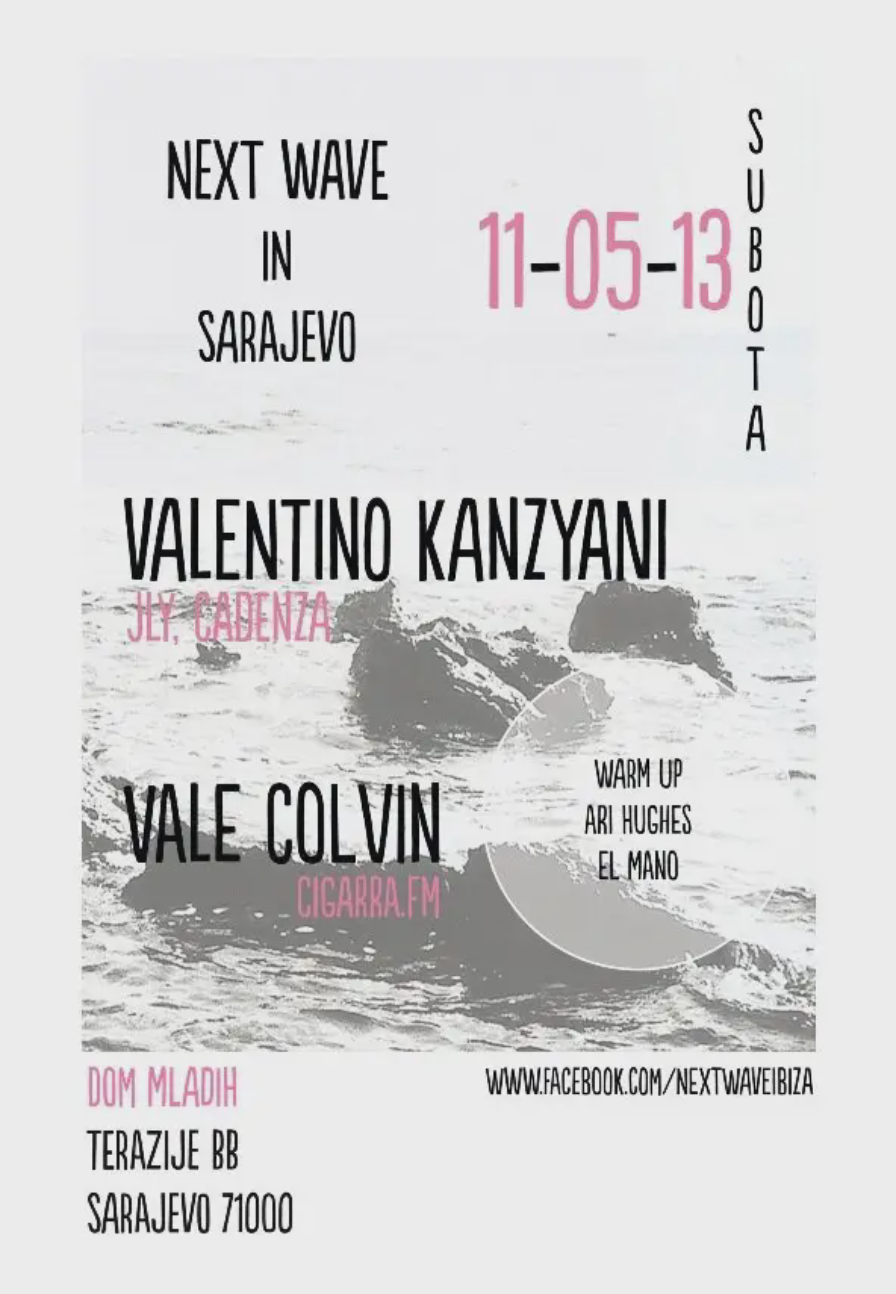 Valentino Kanzyani, Vale Colvin @ Dom mladih (Sarajevo)